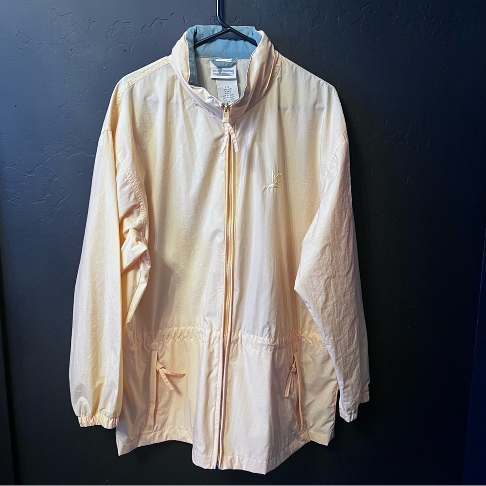 Vintage Cottage Essentials brand mens windbreaker jacket Sz
L Color :Yellow